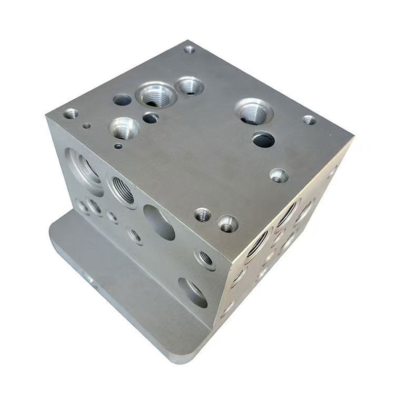 Bloque de válvulas hidráulicas de aluminio fundido