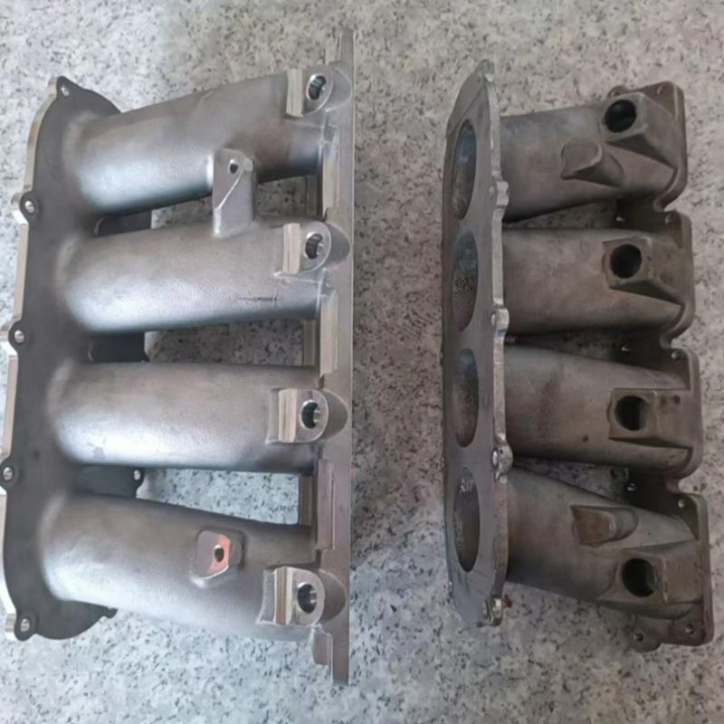 Cast aluminum exhaust pipes